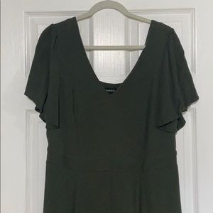 Dark green dress